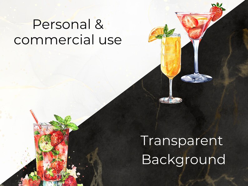 Personal and commercial use and transparent background description