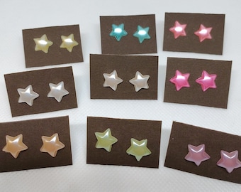 Star Earrings - Hypoallergenic Gold Colored Studs