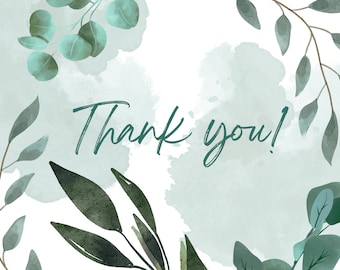 Plant Thank You Card