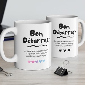 Humorous departure cup, Retirement gift, Colleague departure cup, Goodbye office gift, Farewell work colleague gift