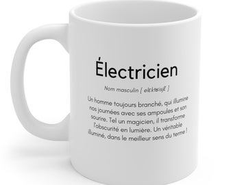 Electrician gift idea, personalized electrician, Electrician Mug Gifts, Electrician Christmas gift, Birthday gift