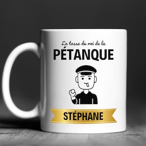 Petanque gift idea, Personalized petanque fan, Bowling mug gifts, Petanque Christmas gift, Birthday gift, custom pétanque