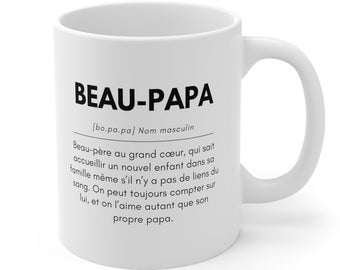 Idée cadeau beau père, Cadeaux Mug beau-père, Tasse beau-papa, Idées Cadeaux beau papa,  Cadeau anniversaire, Cadeau Noël beau père