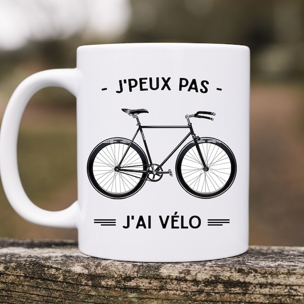 Cadeau cycliste, tasse velo, mug cadeau velo, cadeau d'anniversaire vélo, cadeau de Noël velo