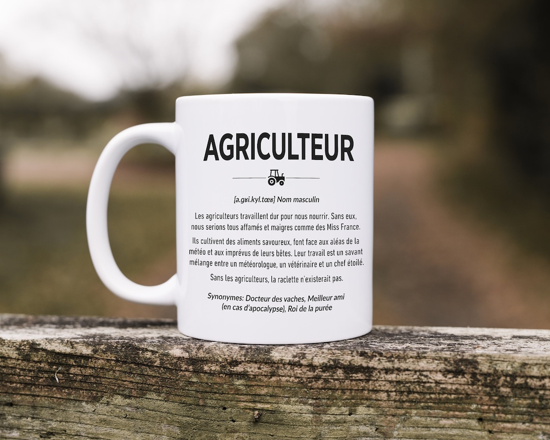 Cadeau agriculteur, mug agricultrice, tasse fermier Etsy France