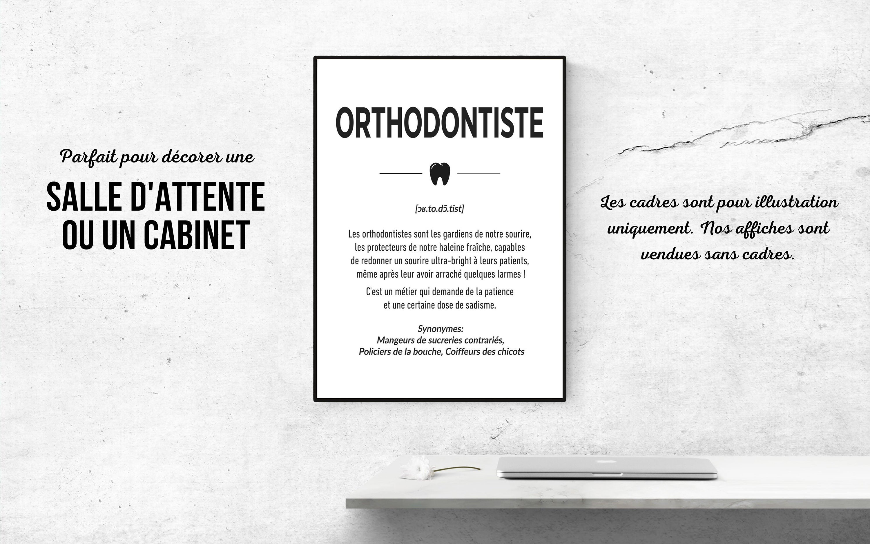 Orthodontist gift, Dentist Birthday, Dentist definition, Orthodontist poster, Orthodontist poster