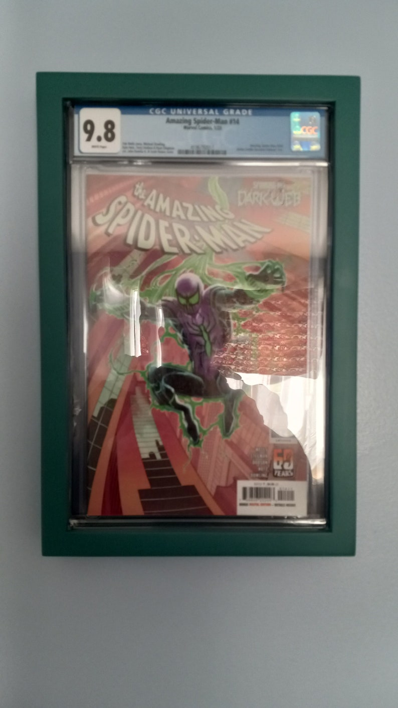 CGC Graded Wall Mount Comic Book Frames solid Wood Etsy