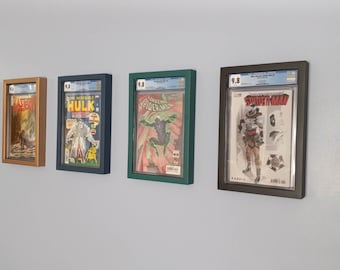 CGC Graded Wall Mount Comic Book frames! (solid wood)