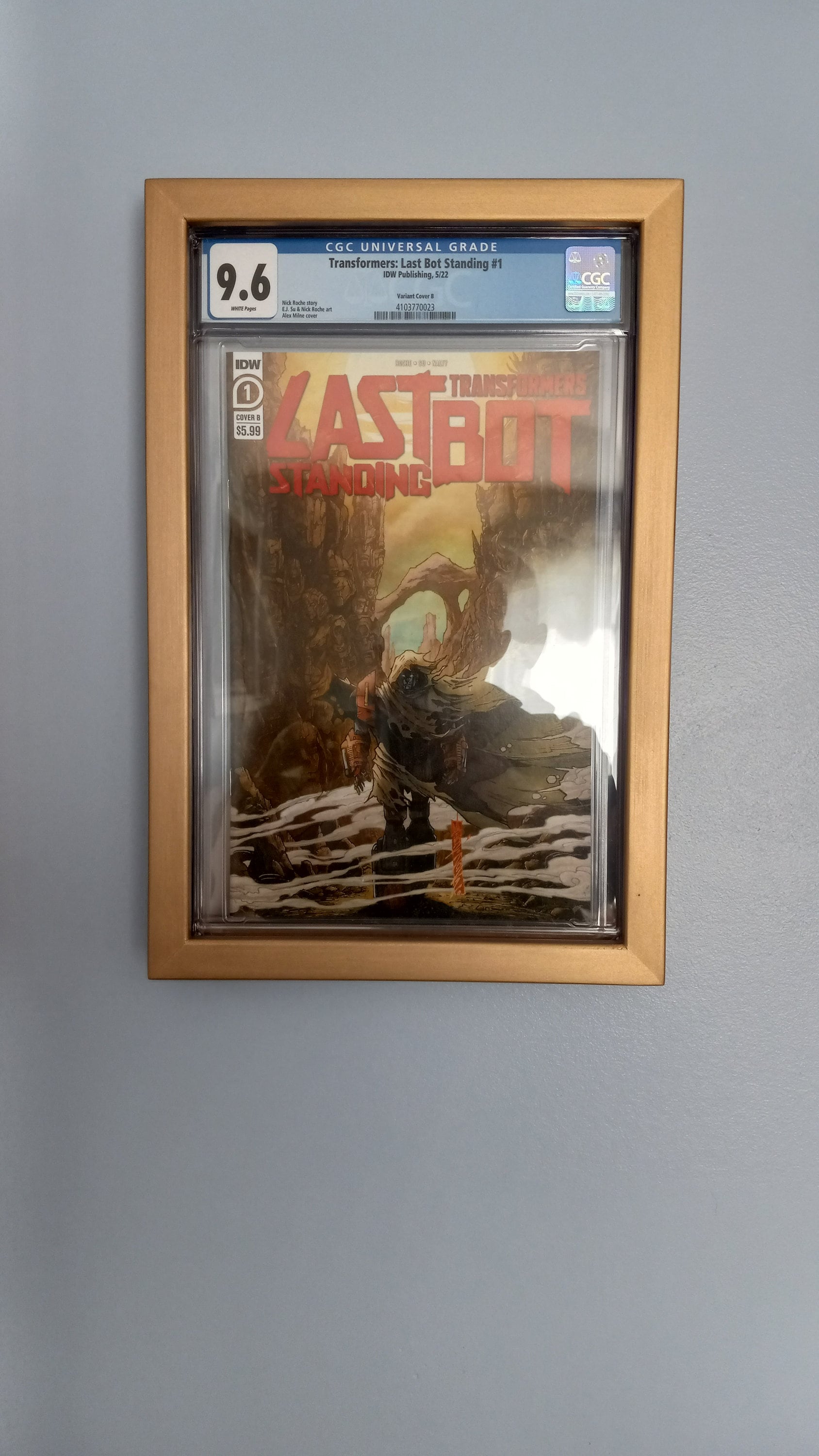 CGC Graded Wall Mount Comic Book Frames solid Wood Etsy