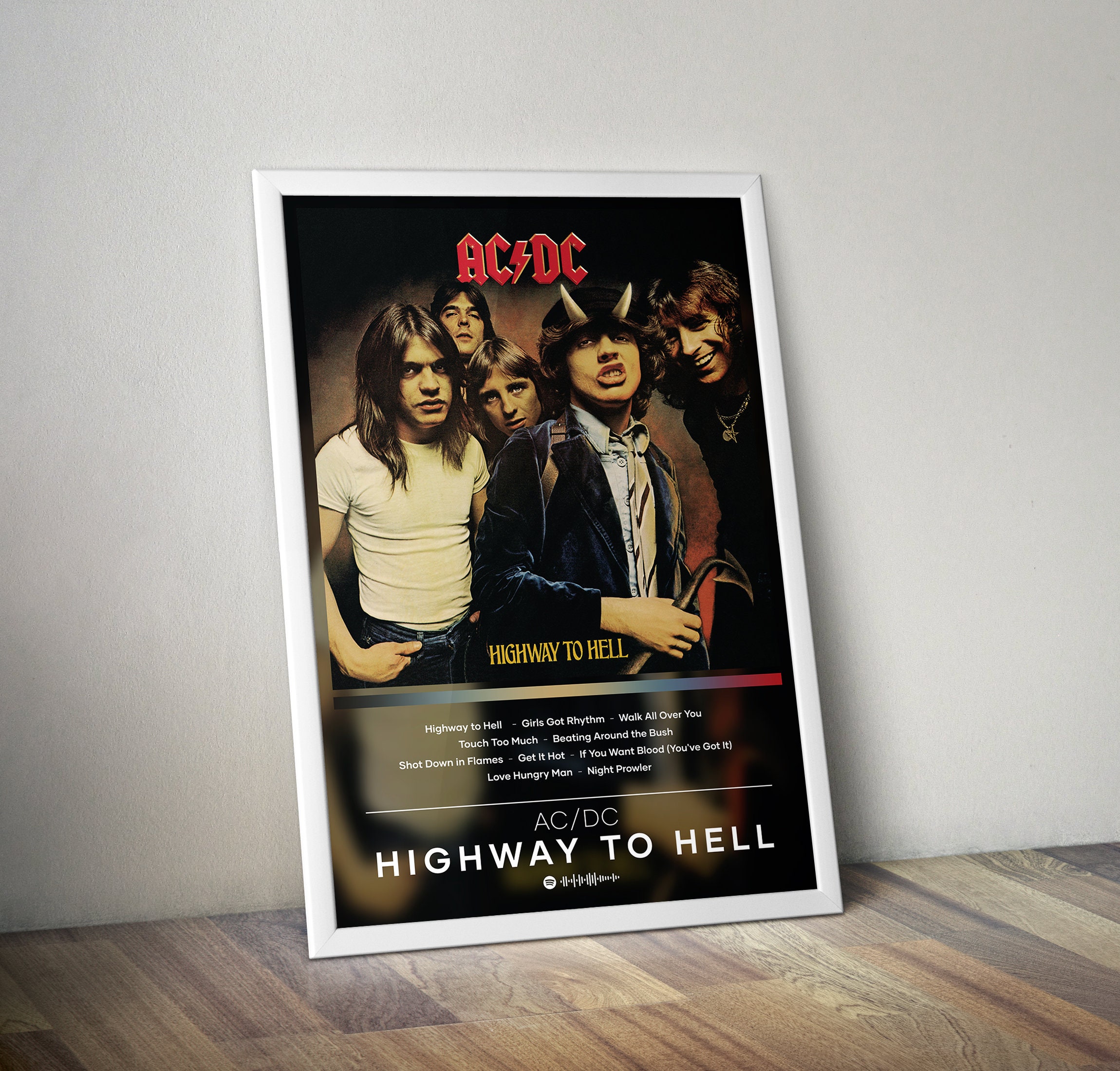 AC/DC Poster Print Highway to Hell Poster Album Poster Prints 4 Colors ...