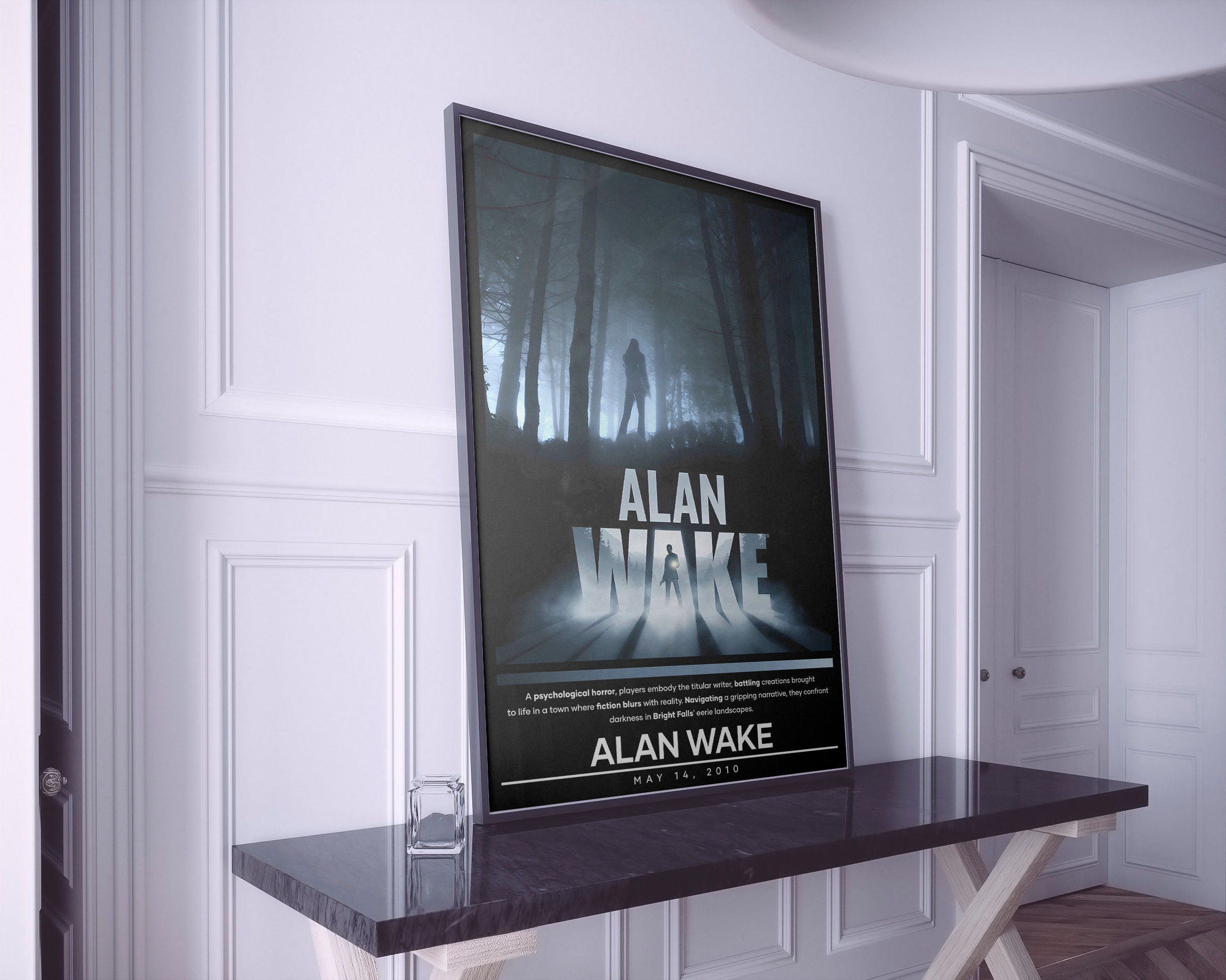 Alan Wake Poster, Alan Wake Gaming Poster