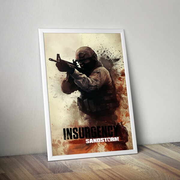 Marine | Insurgency Poster | Gaming Poster | HD Color | Game Poster | Wall Poster | Printed Poster | Gaming Poster Gift