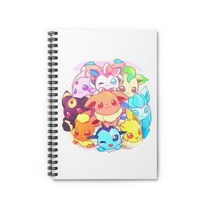 Pokemon A6 Notebook - Eevee Evolutions – Honeypress