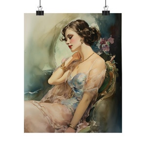 Decadent Young Woman