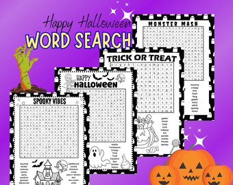 Boo-tiful Halloween Word Search Adventures
