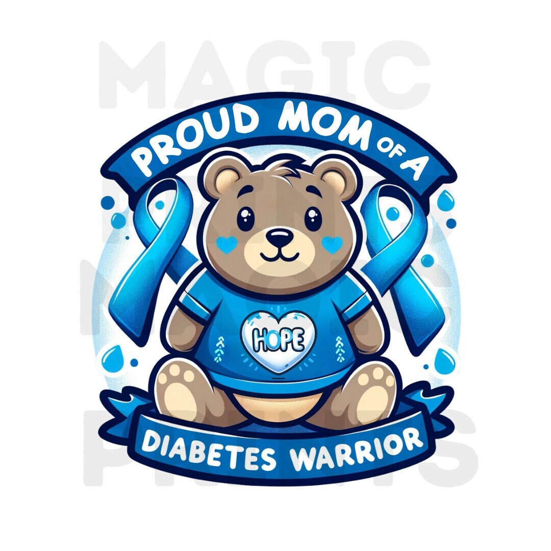 Diabetes Awareness SVG Type 1 Diabetes Diabetes Clipart Mom Etsy