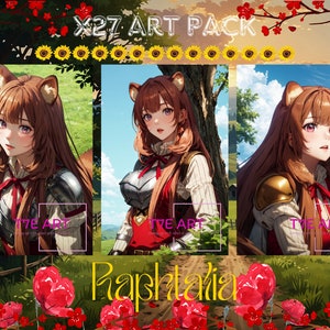 Raphtalia Band 1, The Rising Of The Shield Hero - Digital Print Posters X27, Wanddekoration, Anime Girl Druck, Geschenk, Instant Download