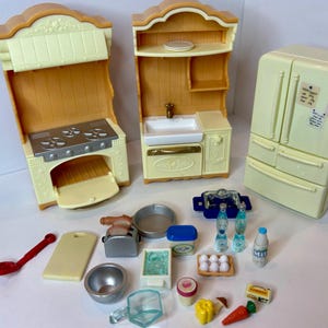 Kitchen Replacement Items ~ Sylvanian Families | Calico Critter ~ Vintage | Collectibles