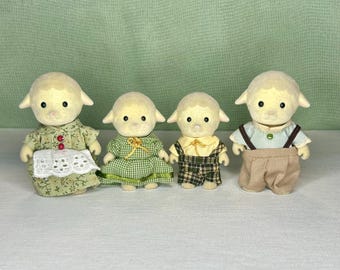 Lambrook Sheep Family ~ Calico Critters | Sylvanian Families ~ Vintage | Collectible