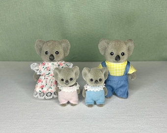 Billabong Koala Family ~ Calico Critters | Sylvanian Families ~ Vintage | Collectible