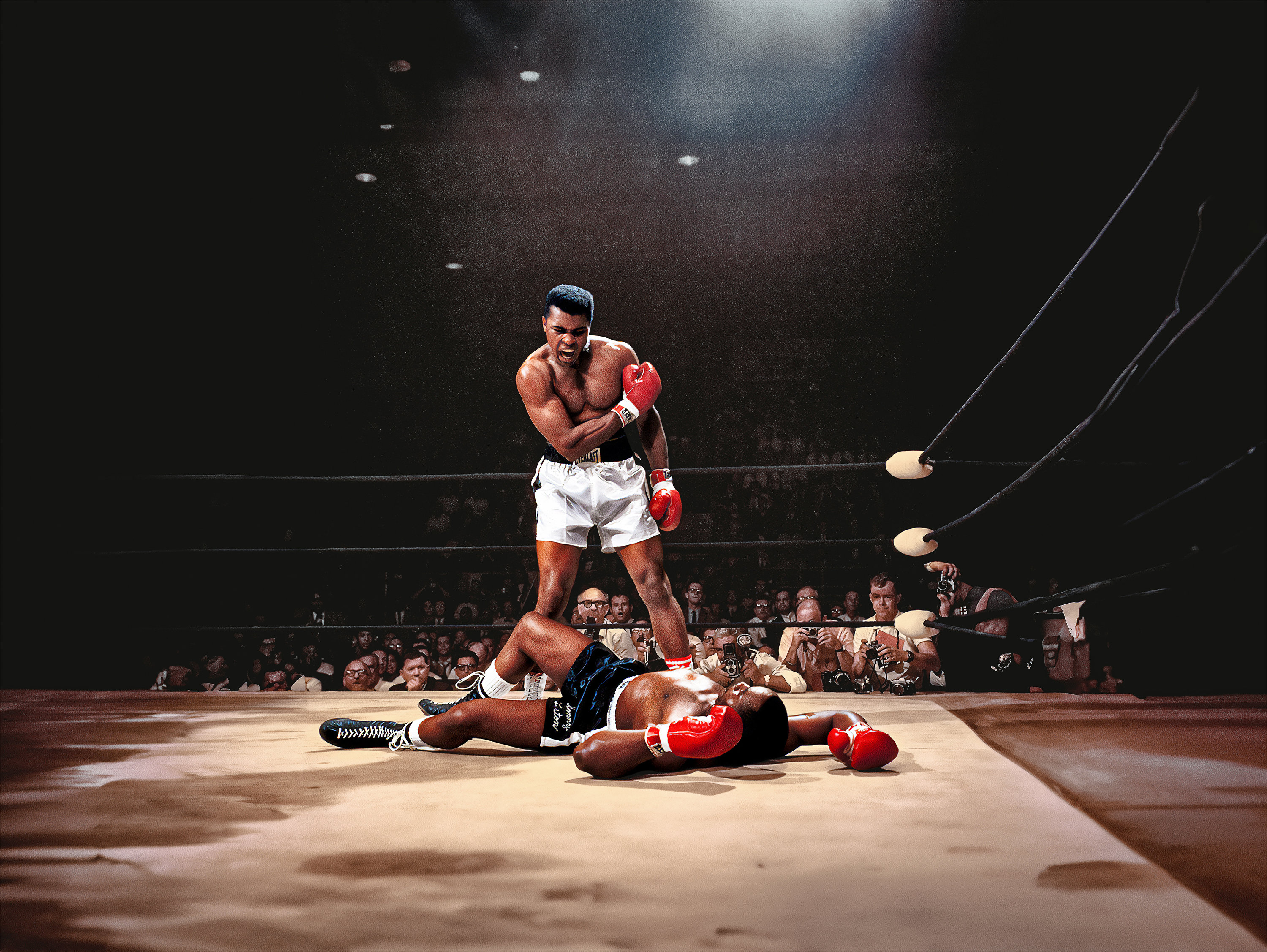 Muhammad Ali Iconic Photo Expanded Poster Etsy