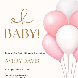 Individuelle klassische Babypartyeinladungen, einfache Babypartyeinladungskarten mit Umschlägen, Klassisch, Kalligraphie, elegantes Einladen,
