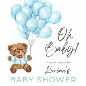 Individuelle klassische Babypartyeinladungen, einfache Babypartyeinladungskarten mit Umschlägen, Klassisch, Kalligraphie, elegantes Einladen,