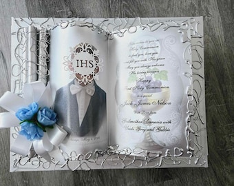 Personalized gift for the First Holy Communion. unique, inimitable, beautiful, outstanding. For a girl and a boy