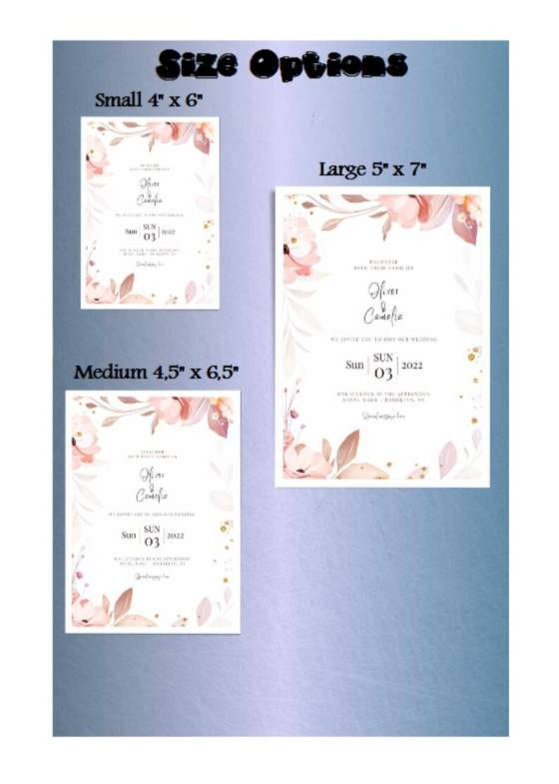 Customized Elegant Wedding Invitations, Classic Calligraphy Marriage ...