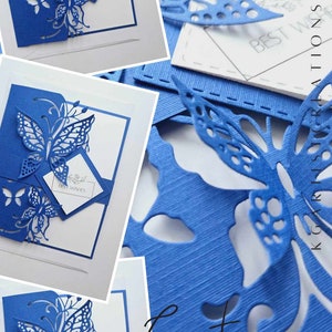 Une belle carte de voeux découpée à la main pour toutes les occasions avec une enveloppe gratuite. Meilleurs voeux de mariage. Anniversaire. Anniversaire. (Personnalisation)