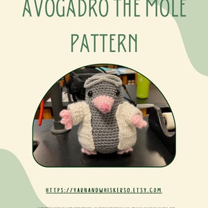 PATTERN: AvoGadro Crochet Mole