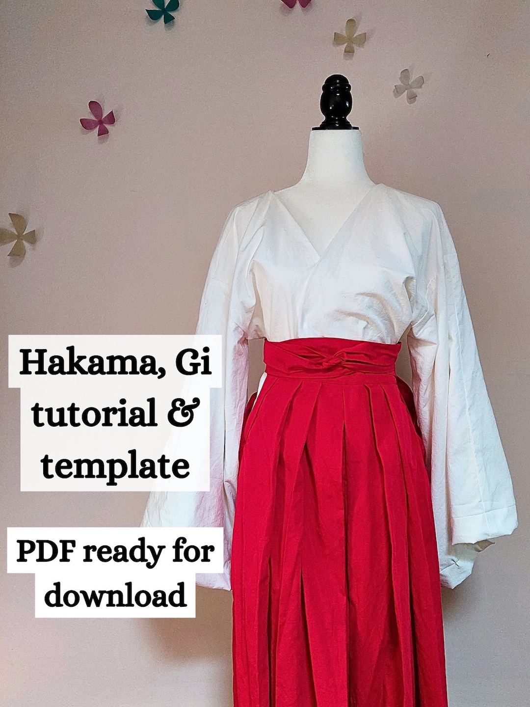 Buy Hakama \u0026 Gi Sewing Pattern: Anime Cosplay Tutorial (PDF) Online in  India - Etsy, image size:1080x1440
