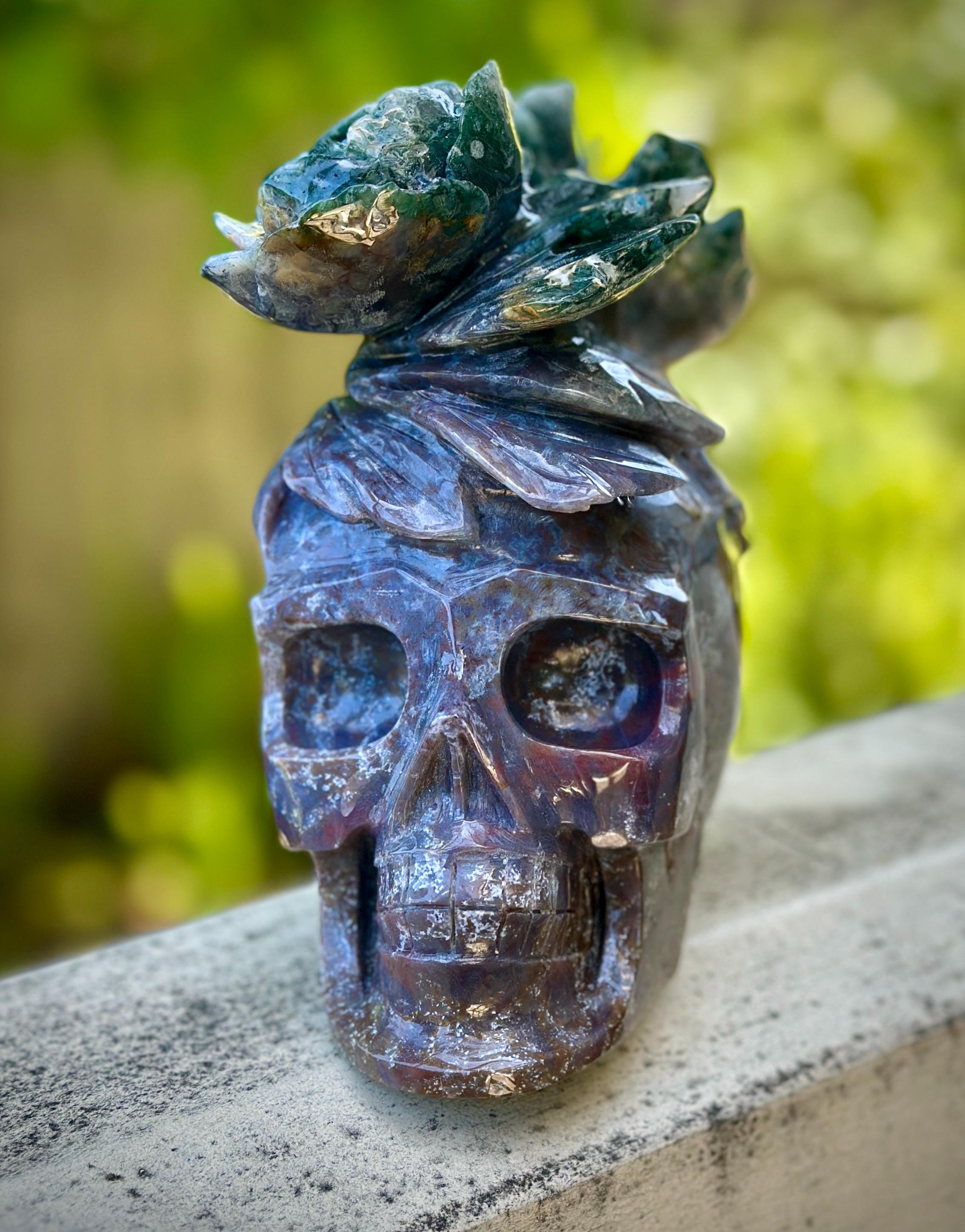 オーシャンジャスパー スカル Jasper 3 Skull - Etsy