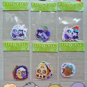 Packs di adesivi della casa del gufo! (mit Star Holo, Glitter)