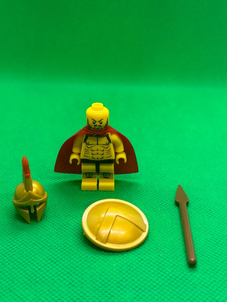 Spartan Warrior Mini Figures Set of 4 Etsy