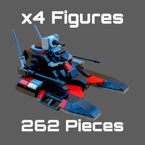 Imperial Fighter Tank Purge Building Kit MOC