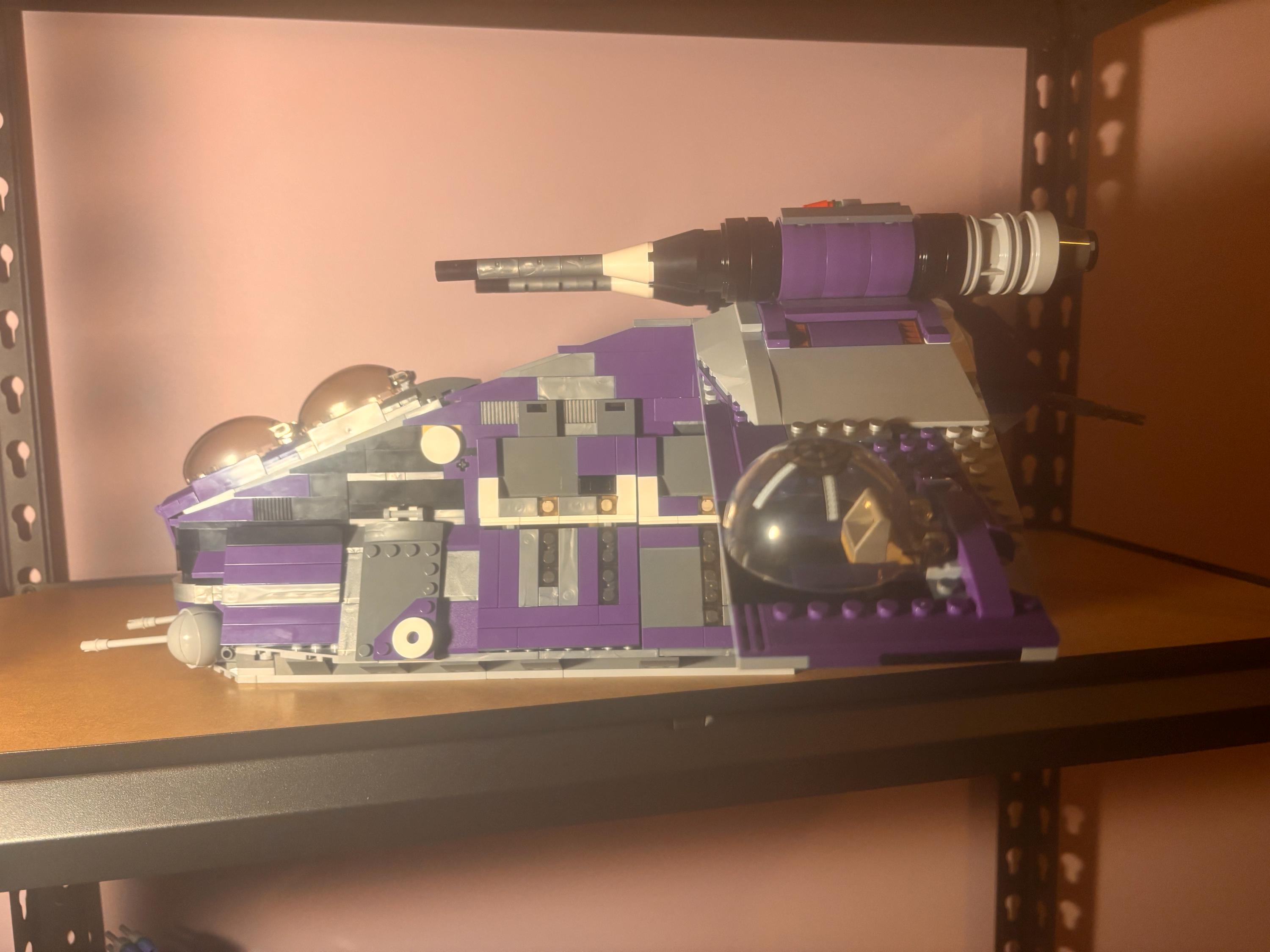 Custom 187th Legion Republic Gunship V3 Mace Windu & Clone