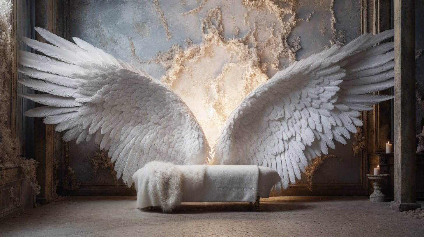Digital Backdrop Extra Large Angel Wings Set 2! - Etsy