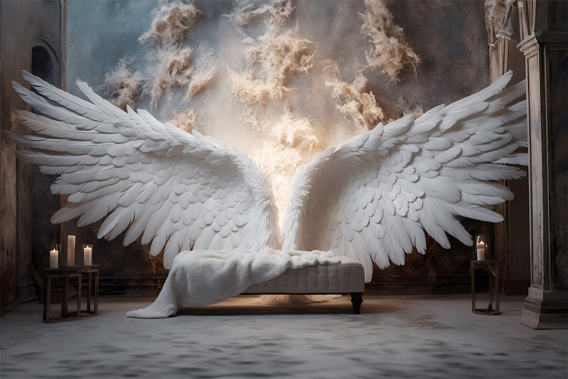 Digital Backdrop Extra Large Angel Wings! - Etsy