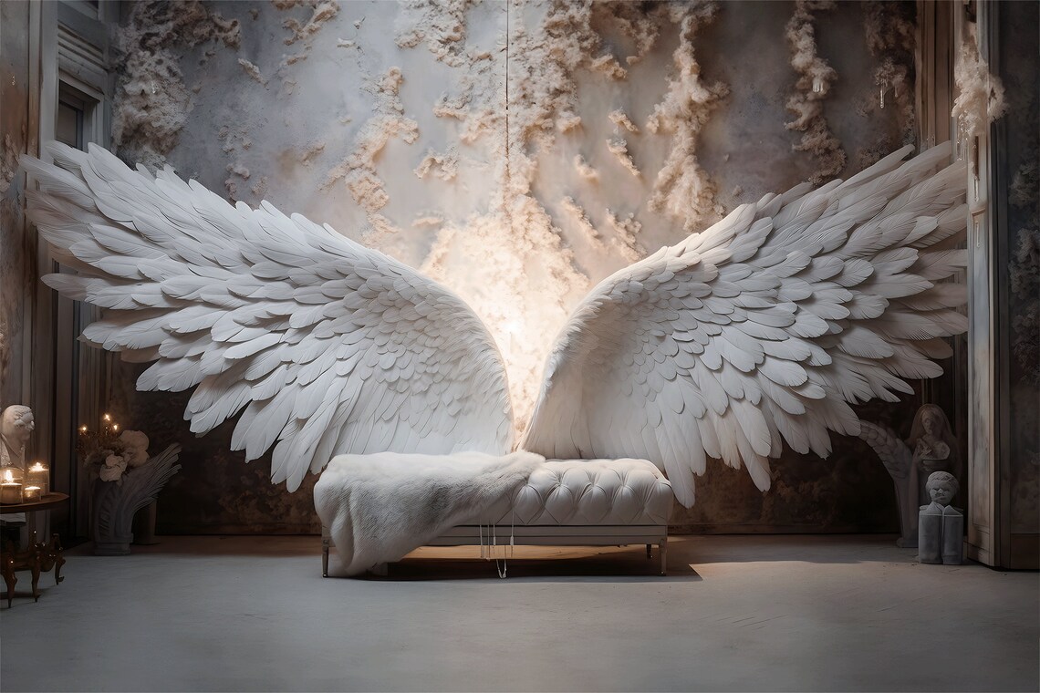 Digital Backdrop Extra Large Angel Wings! - Etsy