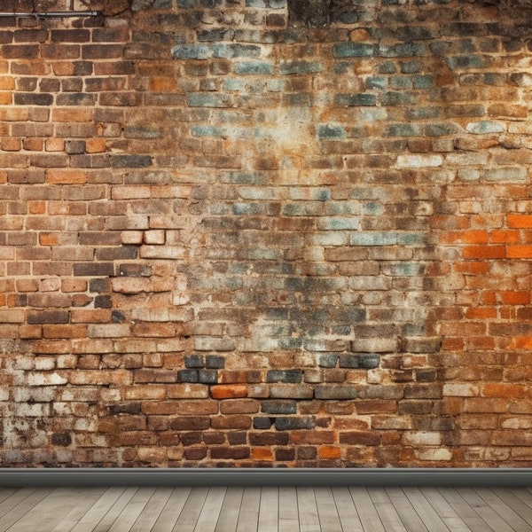Digital Backdrop captivating " Brick Wall Photo Studio"