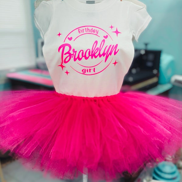 Fashion doll tutu outfit-hot pink tutu outfit