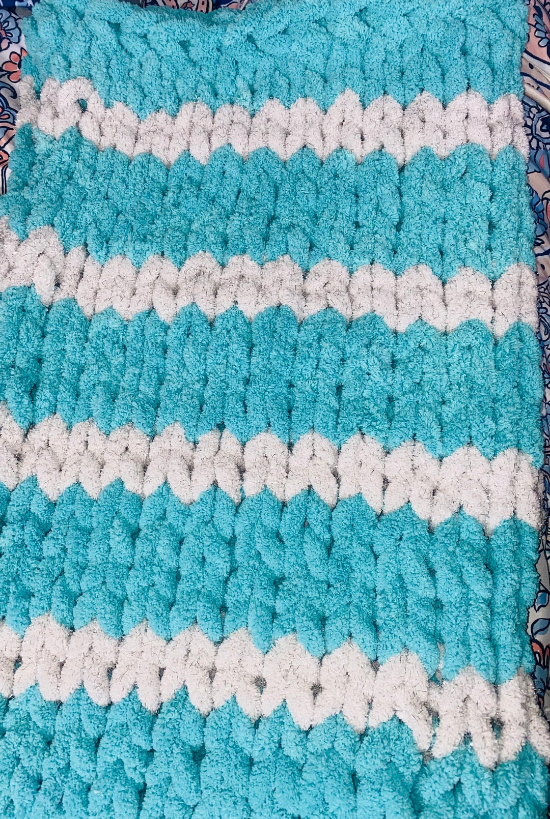 Chunky Knit Blanketweighted Blanketsoft Hand Knit Blanket Etsy