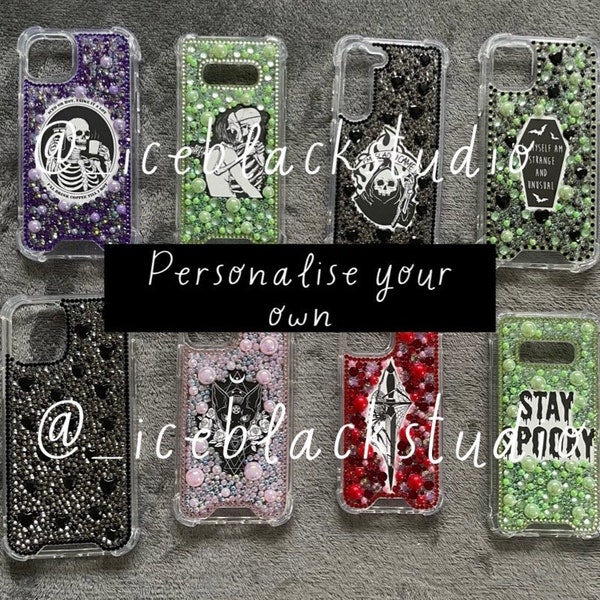 Personalise your own rhinestone phonecase