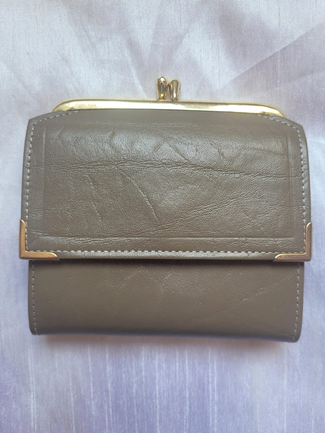 Buy Vintage Princess Gardner Brown Leather Kiss Lock Coin Credit Card  Women's Wallet Rare Collectable New Without Tags Online in India