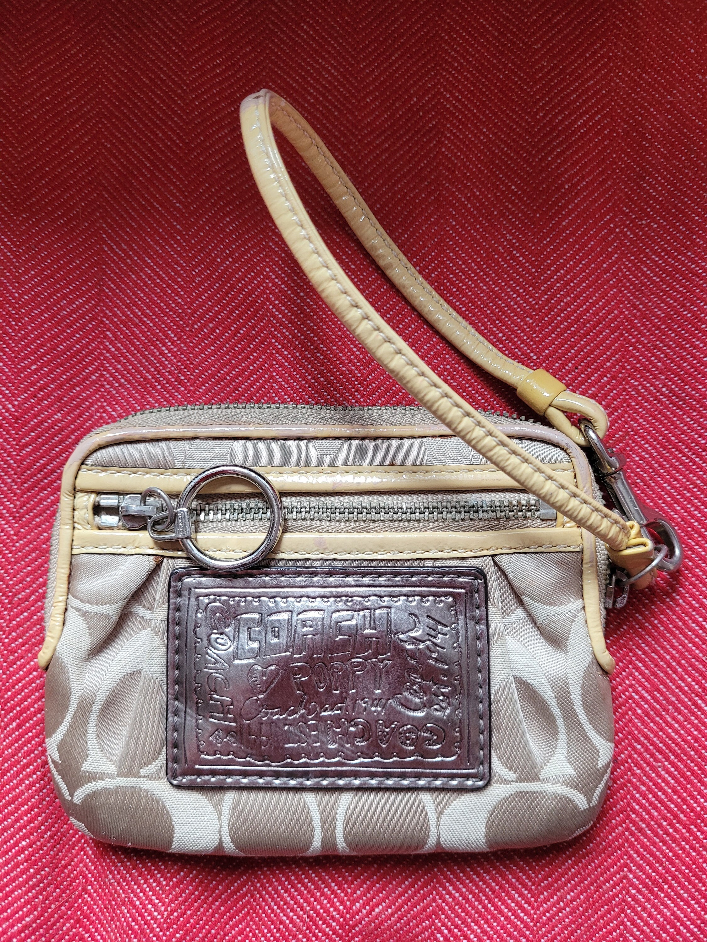 Coach poppy wallet wristlet hotsell