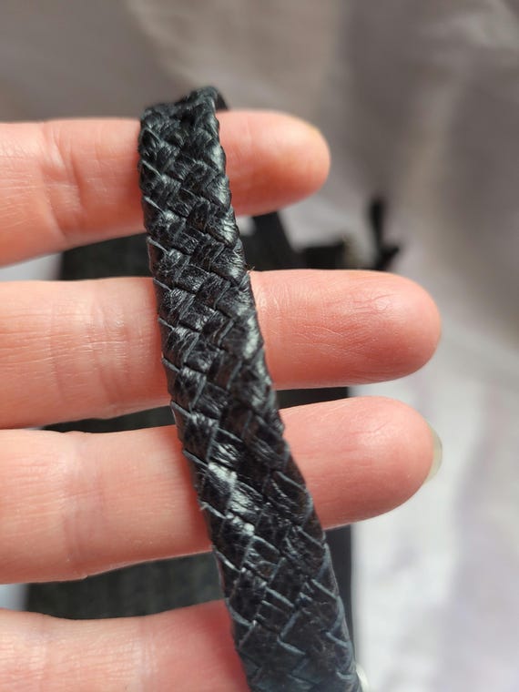 Brighton Woven Raffia Rectangular Stylish Bag Bla… - image 10