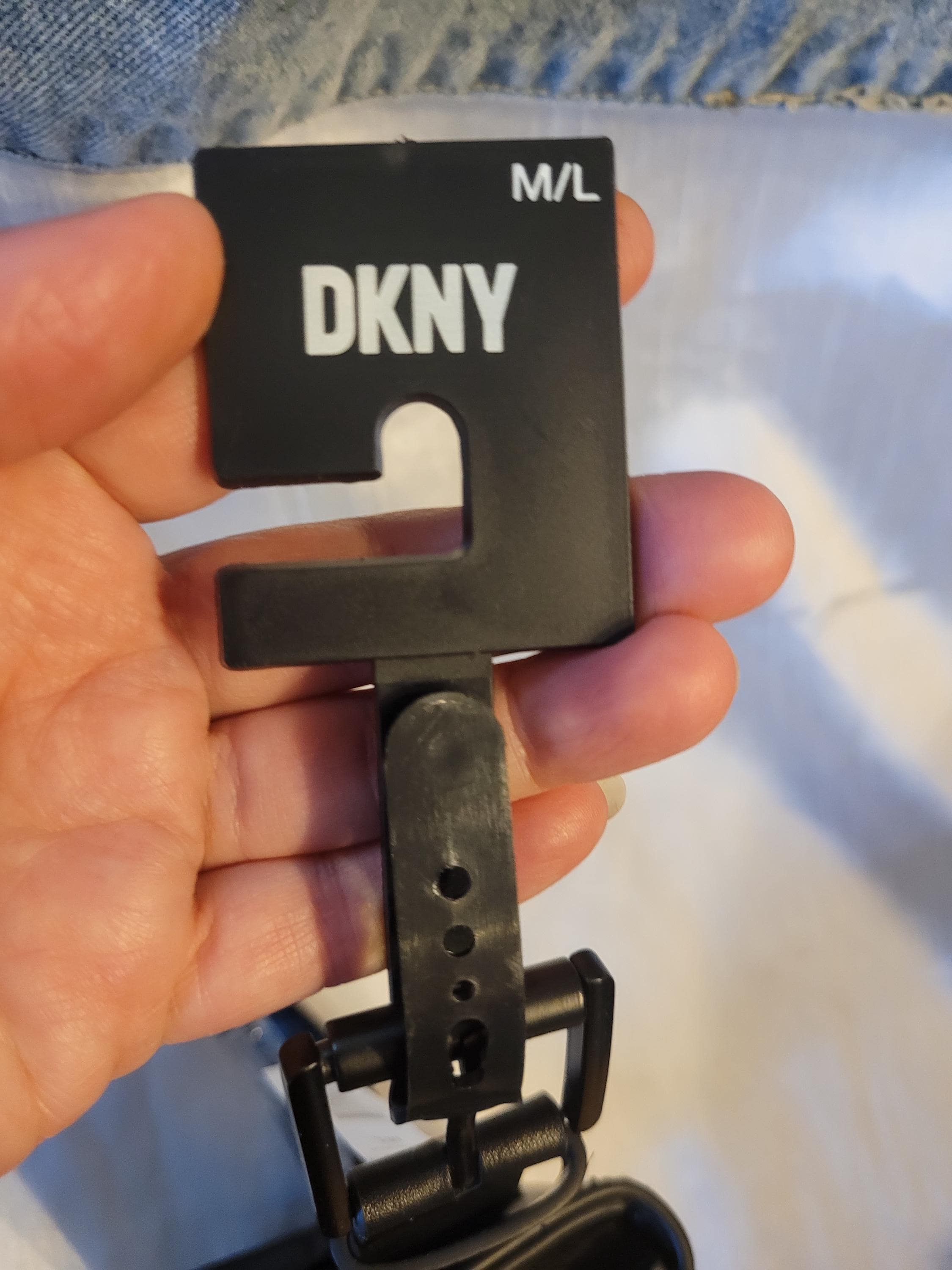 DKNY Smooth Logo Belt Bag DKNY Tilly Logo Fanny Pack Waist Belt Bag Leather Gold  main image 3