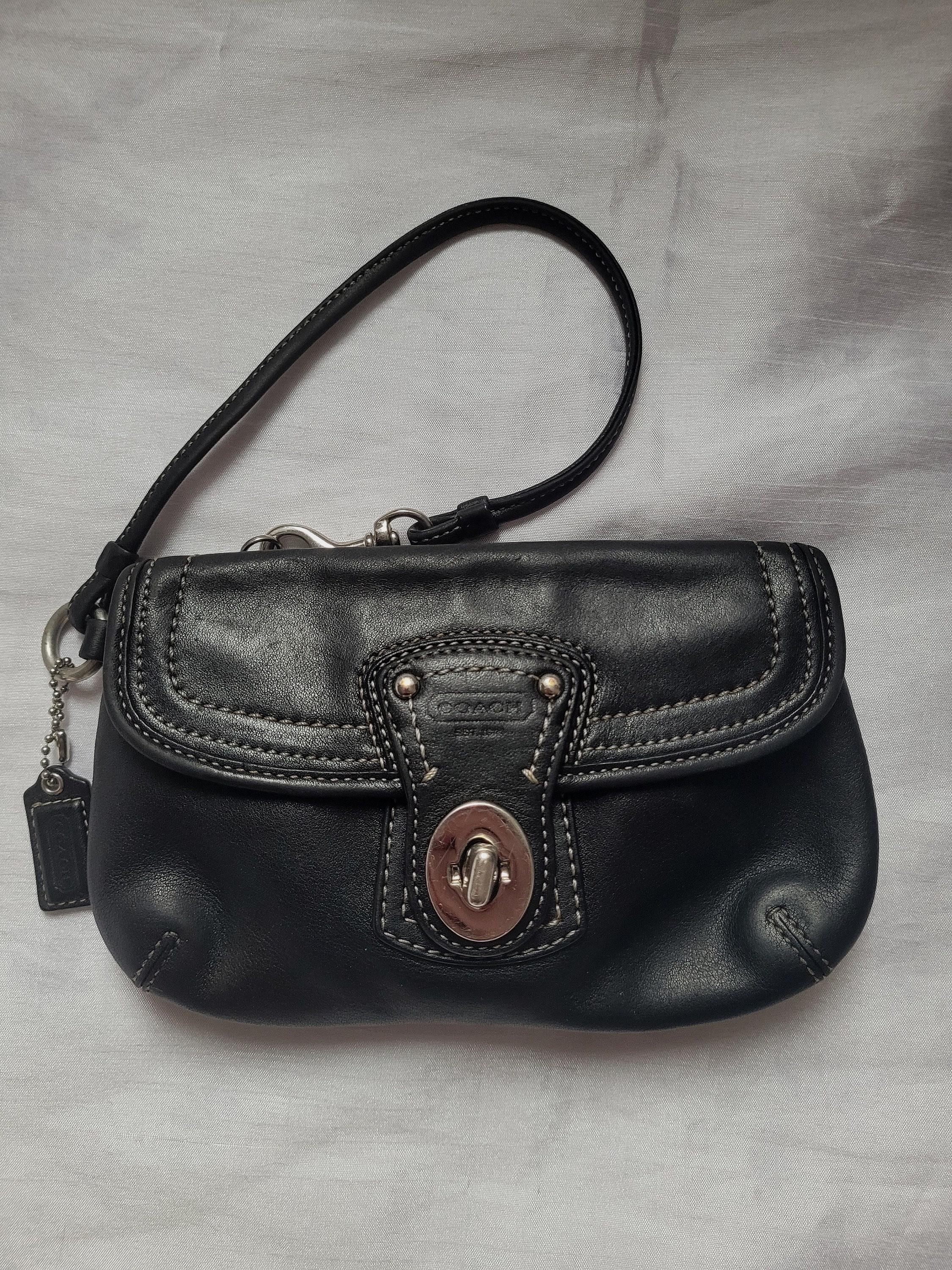 Vintage COACH Turn Lock Flap Bag