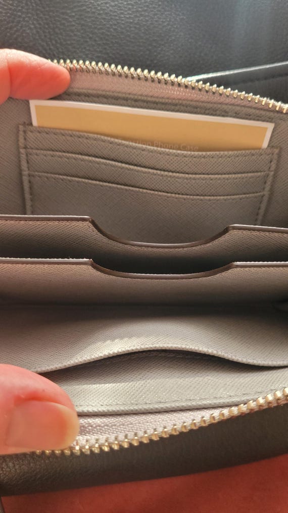 Michael Kors Gray Python Snakeskin Embossed Leath… - image 4